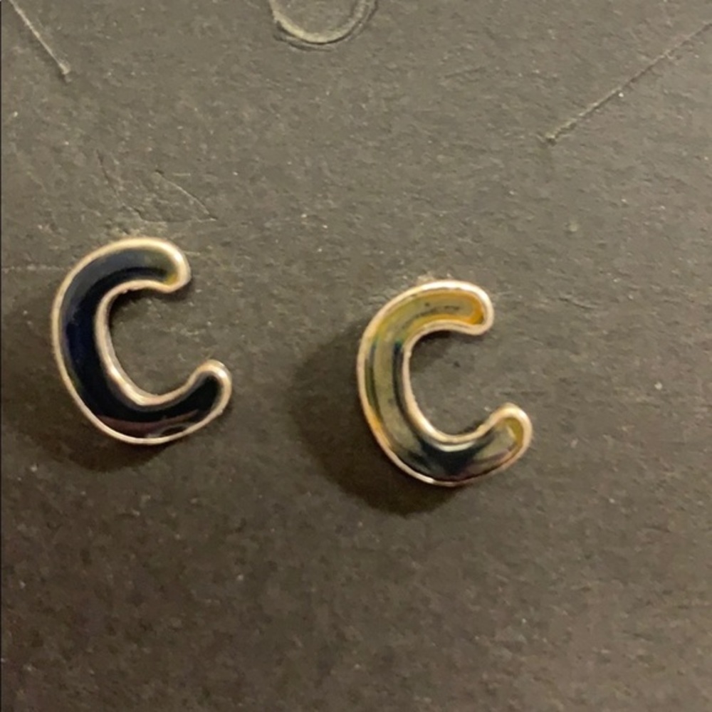 👂Unique!! Distressed C Earrings!